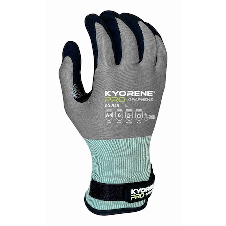 Armor Guys Cut Resistant Gloves, Cut Level A4 , HCT MicroFoam Nitrile Palm , L 12 PK 00-849-L